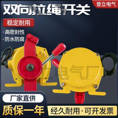 双向拉绳开关HFKLT2-II-SLT2-1XLLS-IIHFKLT2-2输送机事故急停