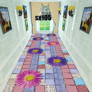 简约PVC皮革一抹净地垫TPR条纹底厨房地毯走廊地毯可自由裁剪门垫