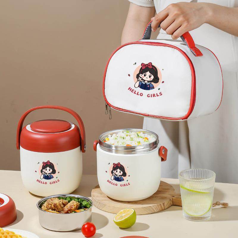 304不锈钢大容量真空保温饭盒提锅双层多层打饭桶学生便当盒餐盒,收纳整理,烫衣板及配件,淘宝优惠券,粉丝福利购,淘宝优惠卷