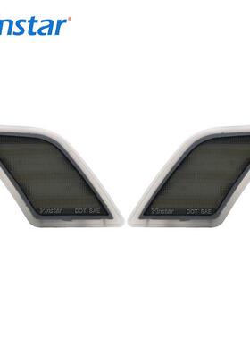 适用奔驰BENZW204后期08-11LED叶子板灯LED前保杠灯黑壳白光