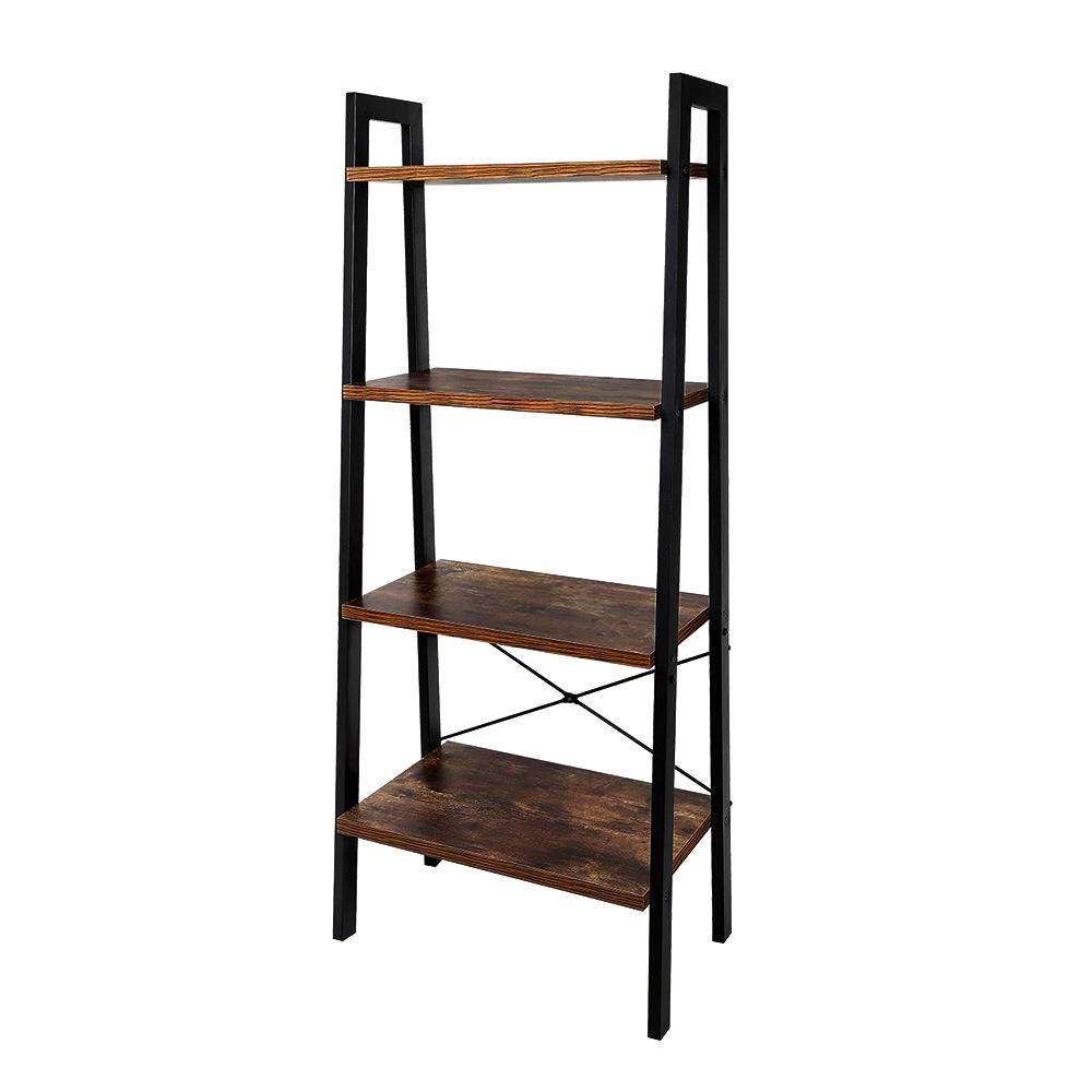 复古工业风卧室书房置物架四层架简约铁木4层梯子架花架定制,纺织面料/辅料/配套,纺织机械配件,淘宝优惠券,粉丝福利购,淘宝优惠卷