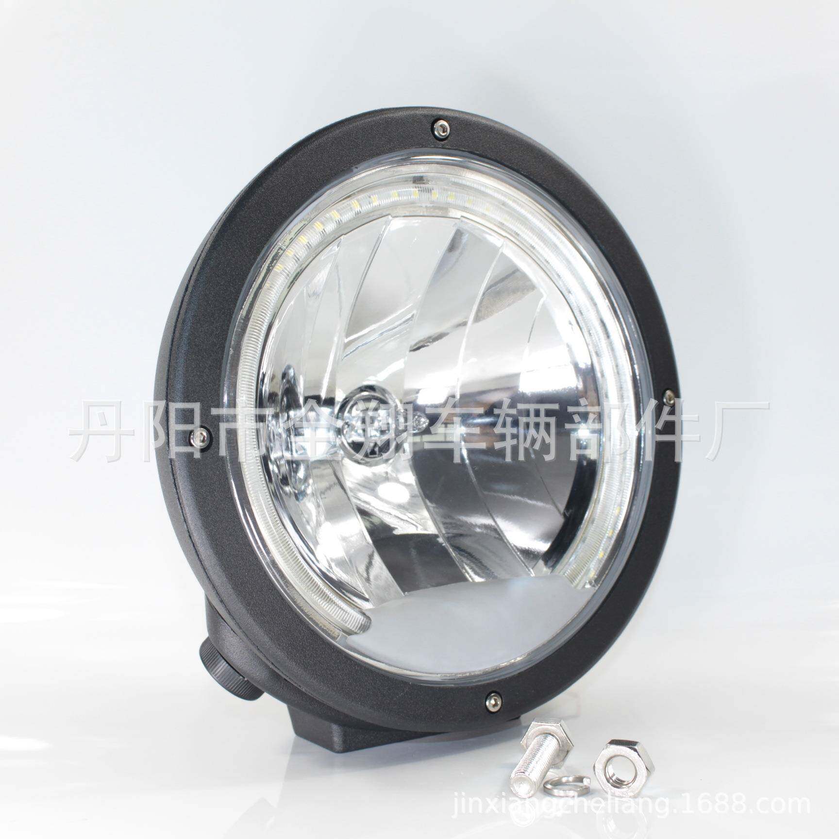 直销直径222mm金属铝圆形轮船探照灯H1LED