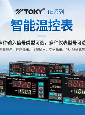 东崎TE7/3/4/6/8/9-RC10W/SC10W两路报警智能温控仪表TOKY温度器