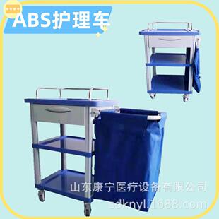 污物车带抽屉污物袋晨间护理手推车静音轮器械工具推车