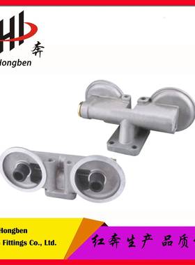 商用车机油滤座JX1013AM3000-1012240A铝座滤清器底座