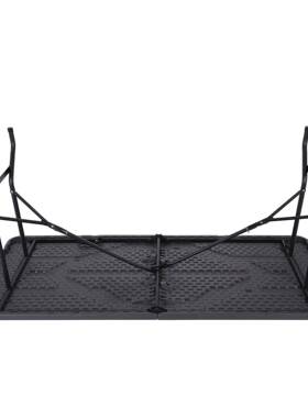 180cm吹塑木纹面折叠桌对折木纹塑料桌180*76*74cm灰色木纹桌