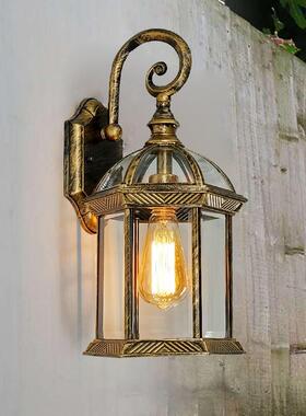 欧式复古户外超亮防水led壁灯阳台灯楼梯走廊过道室外庭院墙壁灯