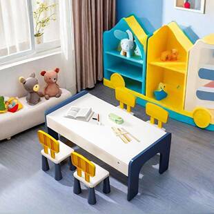 儿童积木桌子大颗粒男女孩宝宝拼装多功能大号尺寸木质玩具台