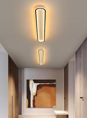 现代简约过道灯入户玄关led创意个性长条楼梯阳台吸顶灯