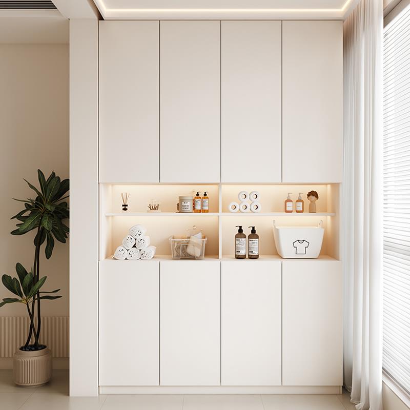 航空蜂窝铝合金阳台柜落地储物杂物置物鞋柜全屋定制家用洗衣机柜