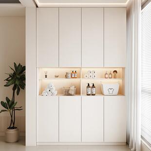 航空蜂窝铝合金阳台柜落地储物杂物置物鞋柜全屋定制家用洗衣机柜