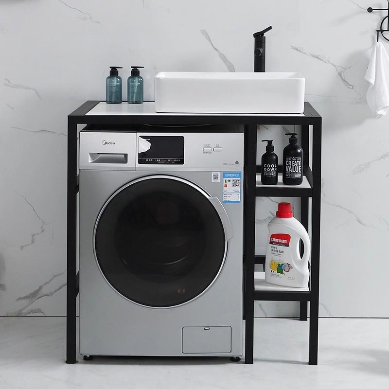 阳台洗衣机一体柜小尺寸卫生间洗手盆组合洗漱台陶瓷洗脸盆小户型