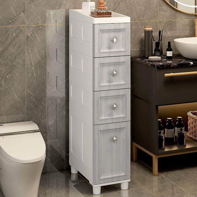 卫生间置物架浴室夹缝收纳柜厕所窄储物柜洗手间收纳架马桶侧边柜