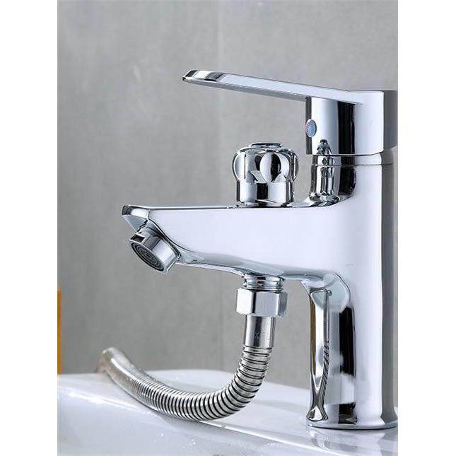 全铜水龙头龙头单孔面盆两用洗脸盆冷热水淋浴洗手盆花洒双用水阀