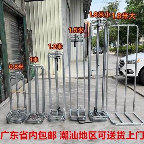 七字架服装挡货架L架加厚网批货架铁架服装货架落地架7字架