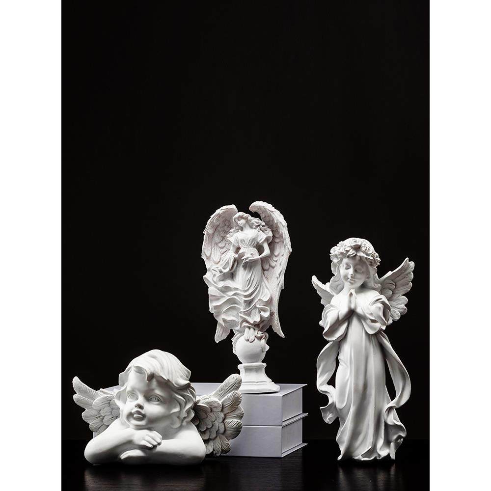 装饰品摆设欧式复古少女小天使人物艺术摆件工艺品石膏雕像模型,机械设备,其他机械设备,淘宝优惠券,粉丝福利购,淘宝优惠卷
