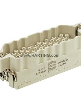 HARTING浩亭09320643001重载连接器HanEE64EEE压接针公插芯(M)