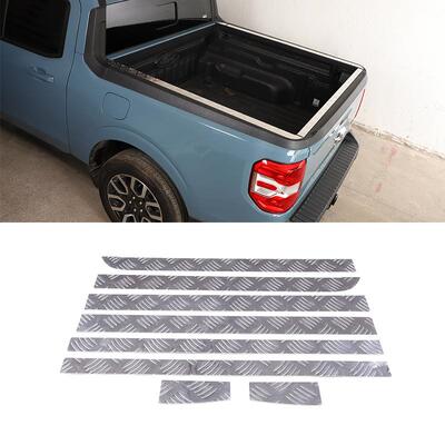 深圳欧创适用于22款福特独行侠Maverick尾箱顶边防护板铝合金