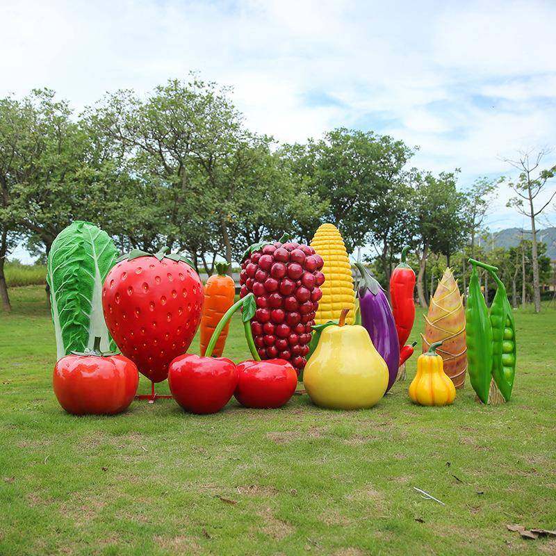 仿真蔬菜水果草莓雕塑模型南瓜葡萄摆件乡村文化玻璃钢落地装饰,机械设备,其他机械设备,淘宝优惠券,粉丝福利购,淘宝优惠卷