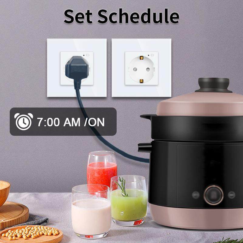 宾格涂鸦ZIGBEE欧规法规英规万用孔单联双联智能墙壁插座带计量,电子/电工,电源插座,淘宝优惠券,粉丝福利购,淘宝优惠卷