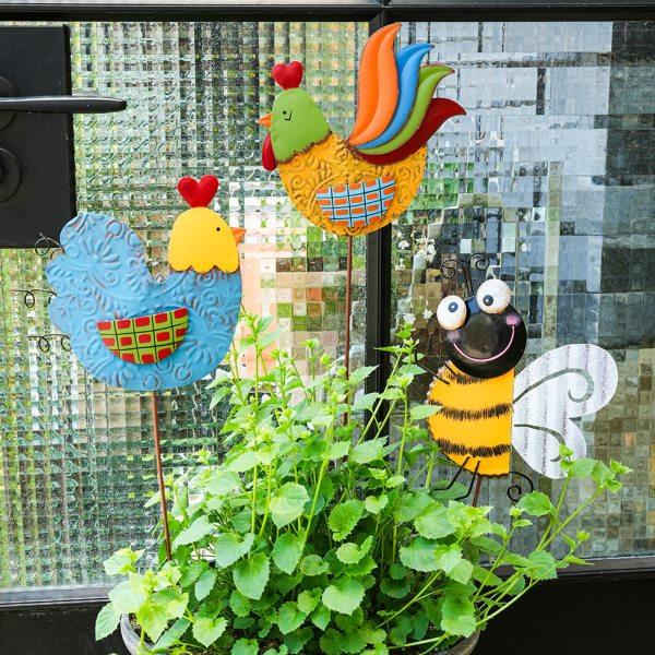 卡通花插网红创意摆件花园户外装饰民宿环创材料庭院场景布置造景,家居饰品,户外/庭院摆件,淘宝优惠券,粉丝福利购,淘宝优惠卷