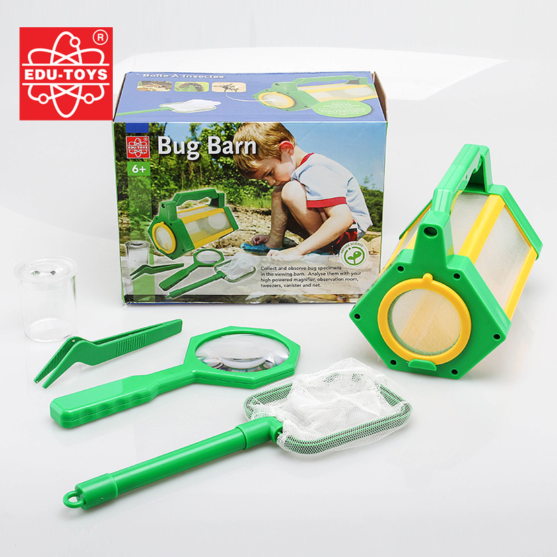 香港EDU昆虫捕捉观察套装儿童科学实验器材捕捉工具捕虫网玩教具