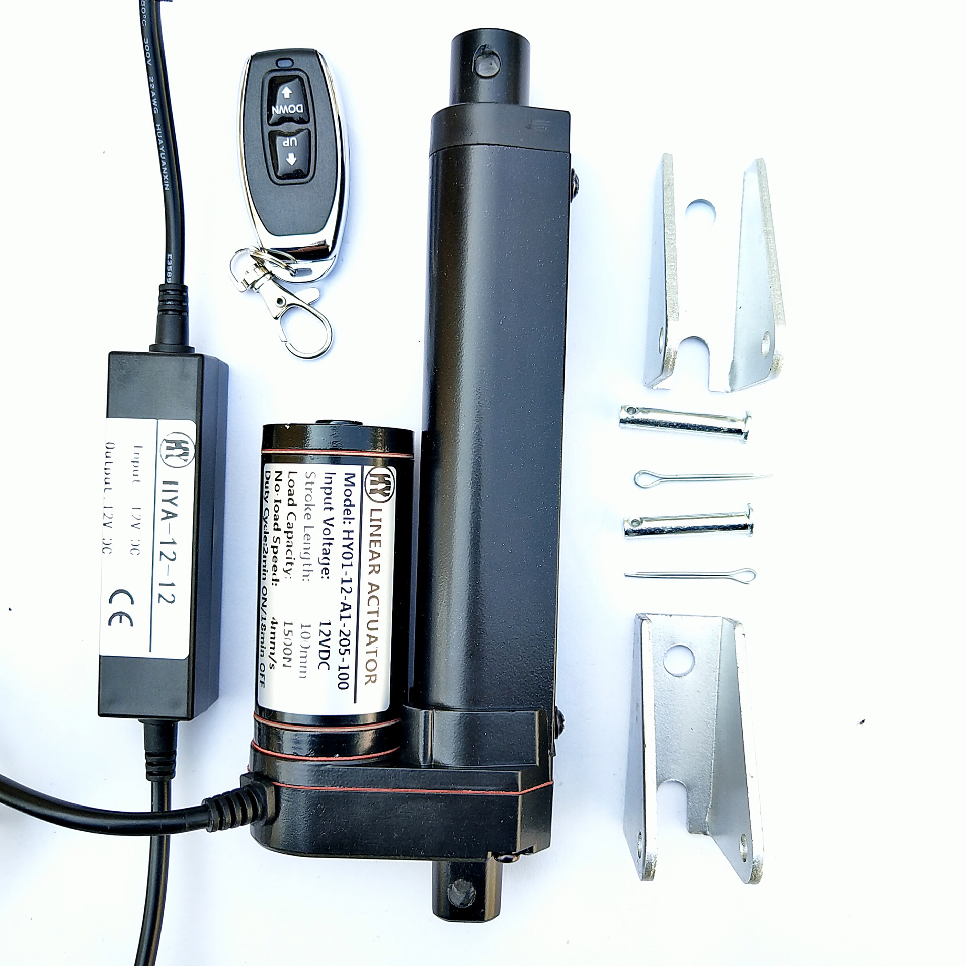 12V24V电动推杆大推力推杆升降器开窗器微型直流伸缩杆电动伸缩杆