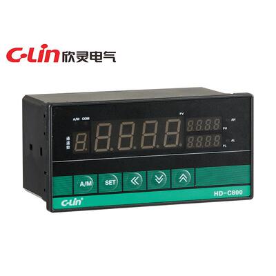 欣灵HD-C800(2-8路显示二组报警)智能温度巡检仪