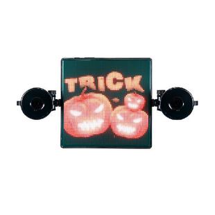 快乐马夫4号标清语音互动屏LED汽车后窗表情屏1024颗灯USB供电