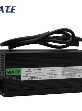 12V12A充电器输出电压13.8V12V铅酸电池智能充电器黑色铝壳