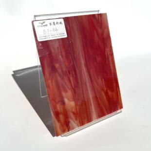 巨鹰彩玻红色乳浊玻璃彩色镶嵌教堂玻璃