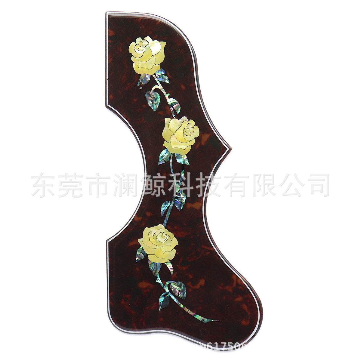 Gibson吉他护板 EJ200镶嵌贝壳护板木吉他防刮面板 黄玫瑰加厚板