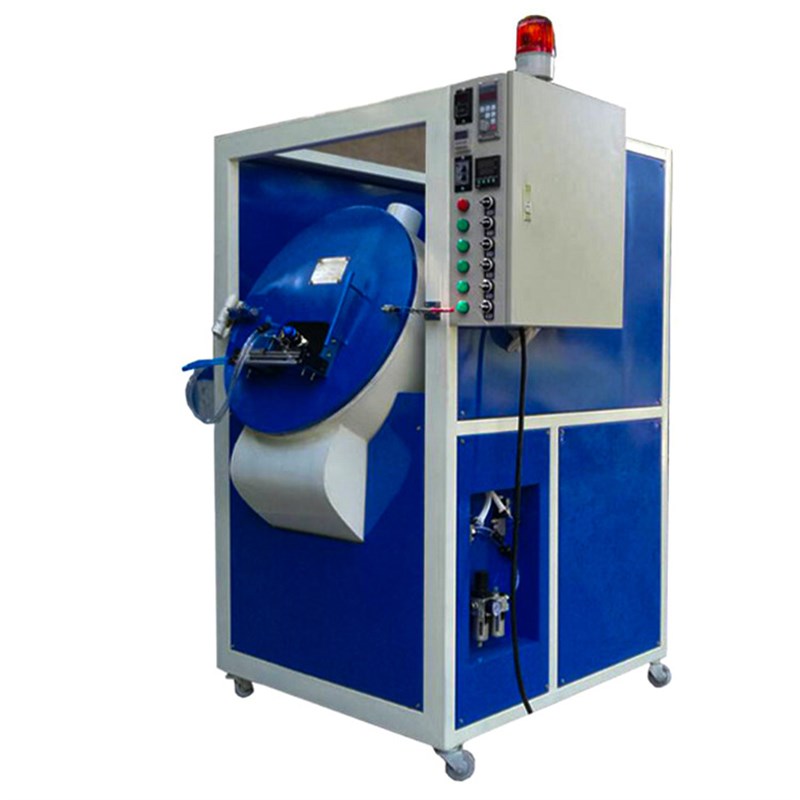 福建全自动喷漆机珠子五金喷油机pvc零件自动滚喷机节省油漆