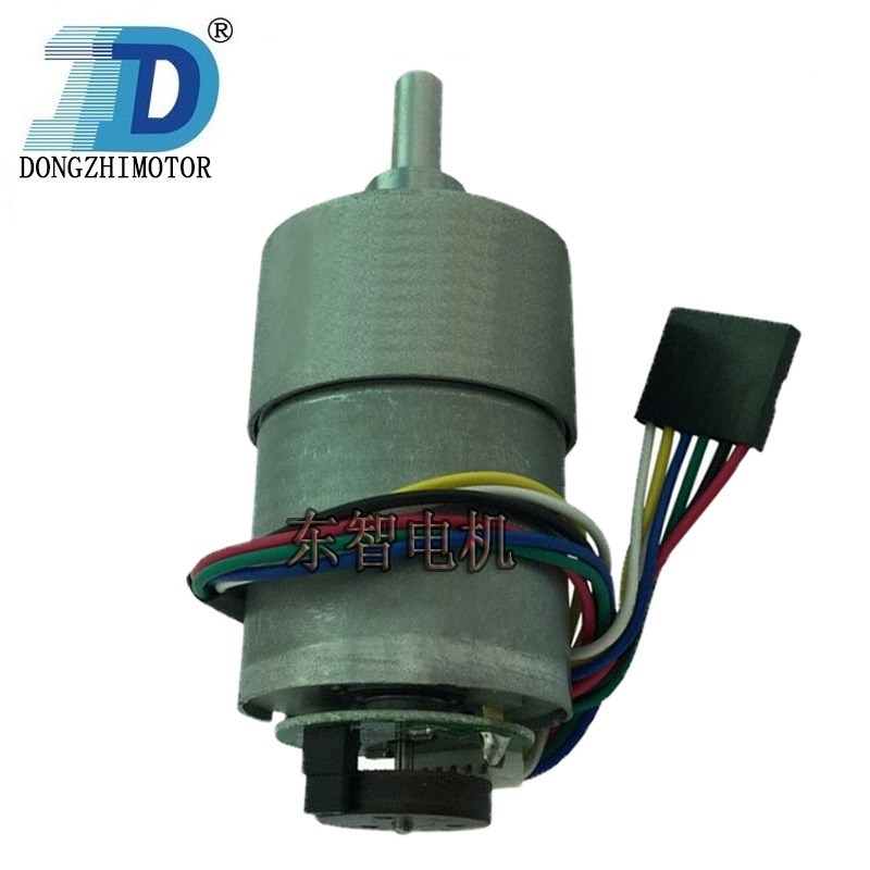 DZ37-3530B测速直流电机 37mm门禁设施旋转桌台微型有刷减速马达