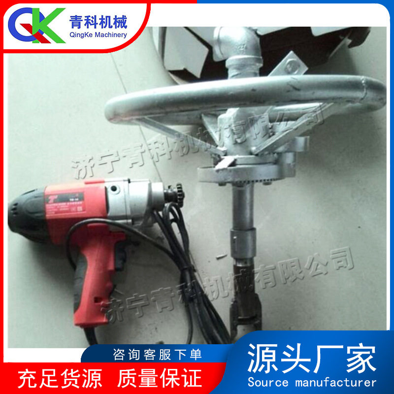小型水空调安装水井钻机 农田灌溉家用打井机 便携式人力打井机