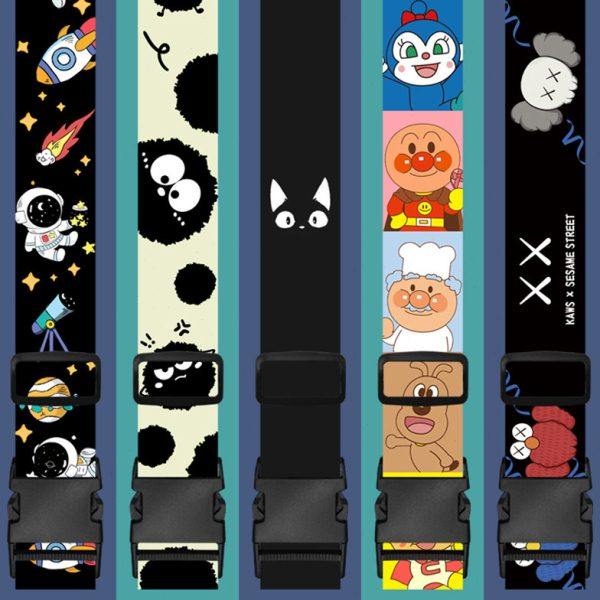 可爱个性拉杆行李箱包捆绑带一十字打包带加固打包绳子平安男女款