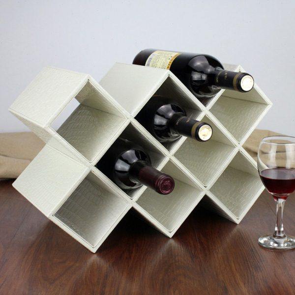 红酒架摆件欧式创意现代简约家用实木个性装饰品酒柜格葡萄酒瓶架