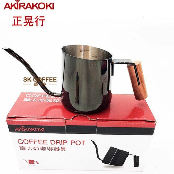 台湾正晃行AKIRA不锈钢手冲壶长嘴挂耳咖啡壶玫瑰金细口壶木手柄,餐饮具,手冲壶,淘宝优惠券,粉丝福利购,淘宝优惠卷