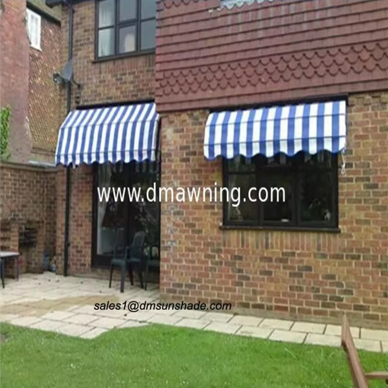 户外法式天篷遮阳篷/欧式铝合金伸缩窗式遮阳篷