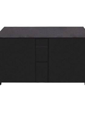 420D黑色牛津布涂银防水家具罩 花园庭院防尘保护罩贴防水条提手