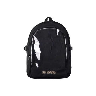 日常百搭40cm棉花娃娃二次元透明痛包娃包可爱软妹学院风学生书包