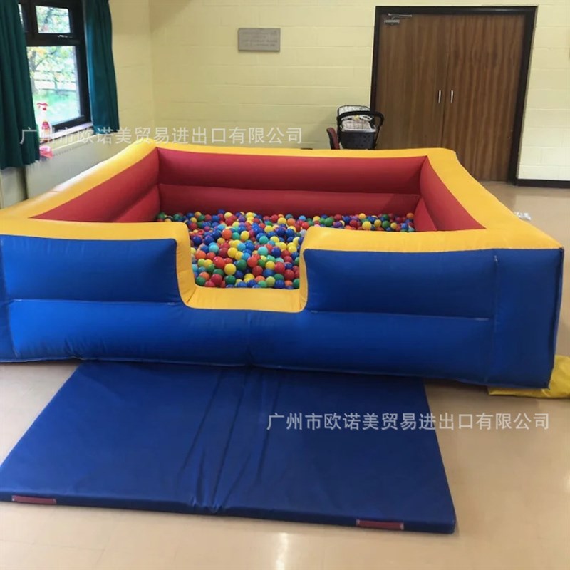 便携式充气波波球池pvc儿童户外海洋池球宝宝家用加厚充气水池4米