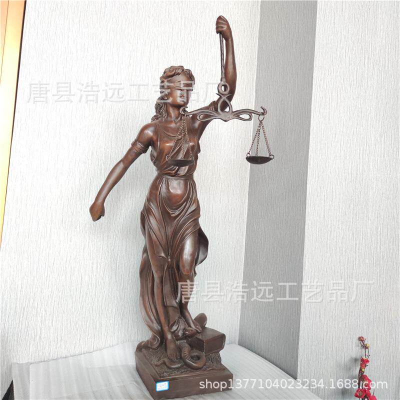 河北唐县浩远雕塑制造厂生产铸铜财富女神像正义女神西方人物雕塑