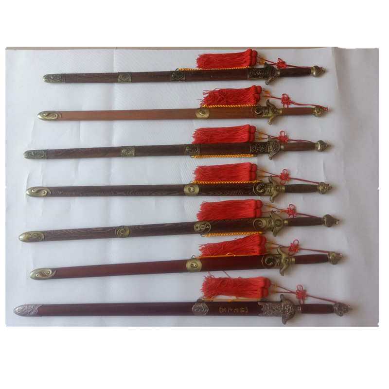 男女通用表演专用桃木木鞘软剑中华武术太极训练剑专业专注太极剑