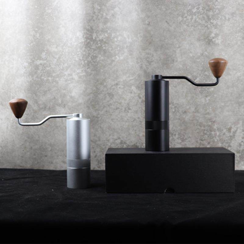 手摇咖啡磨豆机 轻巧家用便携式不锈钢手动咖啡研磨机 磨豆粉碎机