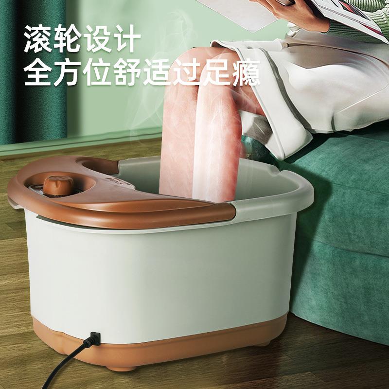 家用电动足浴盆恒温滚轮按摩泡脚桶专用热水泡脚足浴盆红外线加热