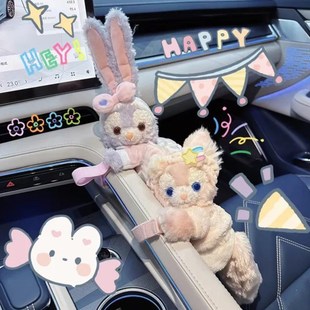 汽车内饰装饰摆件中控台扶手车载玩偶副驾驶女士极氪001车内饰品