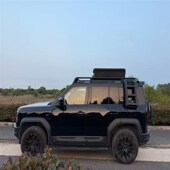 适用方程豹5行李架框拓展车顶平台折叠爬梯越野露营侧账外饰改装