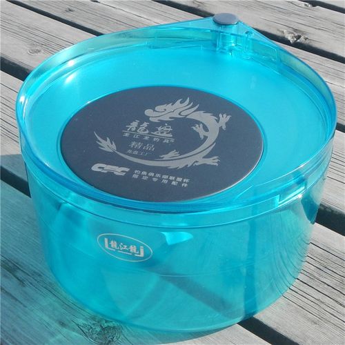 龙江龙全磁拉饵盘通用饵料盆强磁散炮盆钓鱼耳盒开饵盆拉丝盘竞技