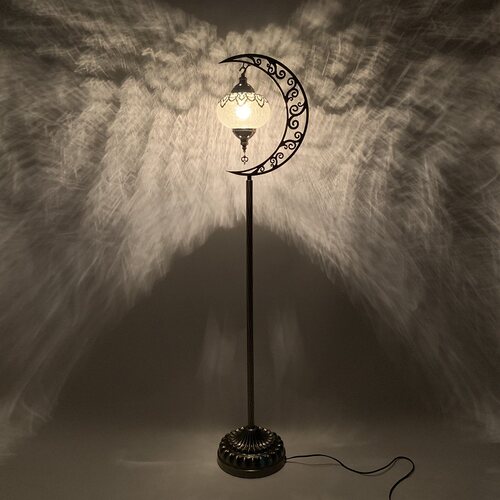 土耳其特色复古异域浪漫卧室客厅酒店餐厅民宿摩洛哥月亮落地灯